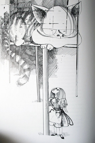 Illustration for article titled Ralph Steadman's artwork for Alice in Wonderland takes you to Gonzoland